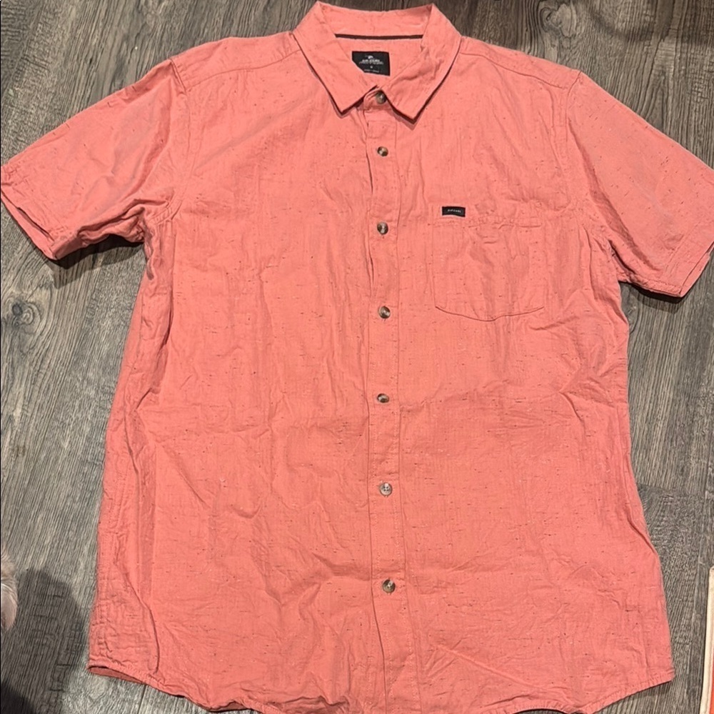 Rip Curl Button Down Shirt Mens Size Medium - Picture 1 of 5